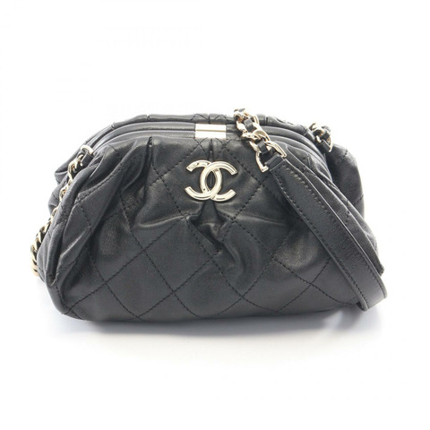 香奈兒 (CHANEL) 絎縫單肩包 AS2493 羊皮（綿羊皮）黑色二手女款