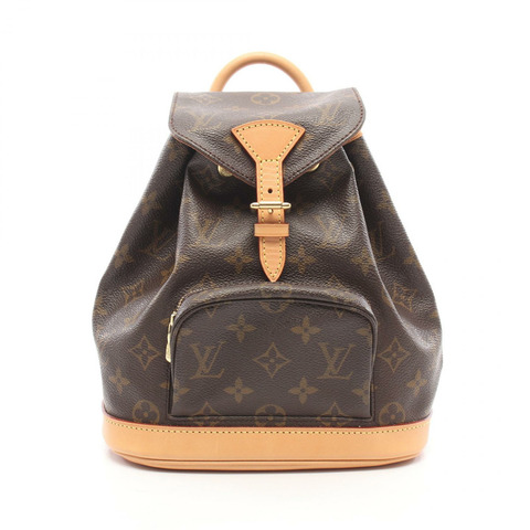 路易威登 Mini Montsouris 雙肩包 M51137 Monogram 棕色皮革
