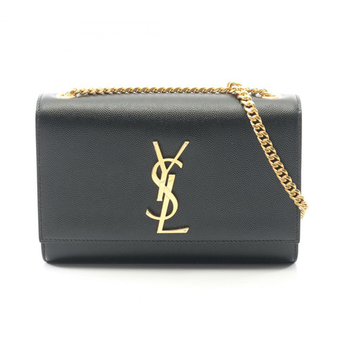 SAINT LAURENT PARIS KATE 小號單肩包 469390BOW0J1000 皮革 黑色 全新 女士
