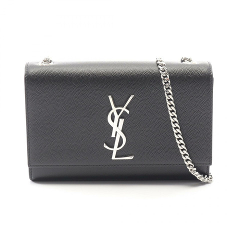SAINT LAURENT PARIS KATE 小號單肩包 469390BOW0N1000 黑色皮革 全新 女士