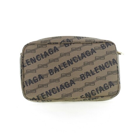 Balenciaga logo 徽標老花帆布相機包 斜背包