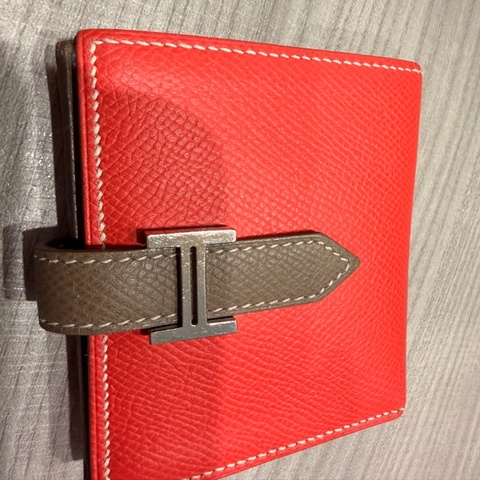 Hermes 拼色卡夾