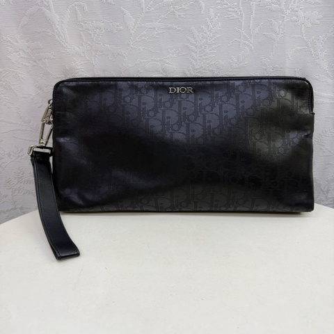 Dior Oblique Galaxy 皮革手拿包