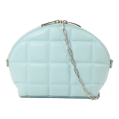 BOTTEGA VENETA 羊皮皮革Moon Padded鏈帶肩背袋