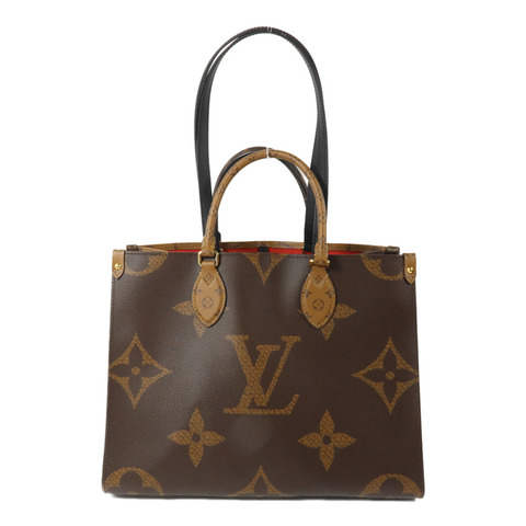 LOUIS VUITTON Monogram Giant On The Go MM手挽肩背兩用袋