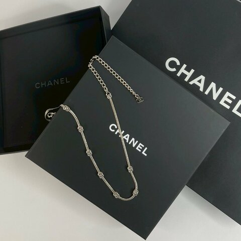 CHANEL 7花蛇骨鍊項鍊