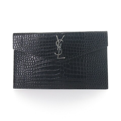 Saint laurent MONOGRAM 黑色 手拿包