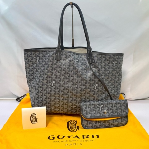 Goyard Saint Louis PM 灰色 經典子母托特包  中號