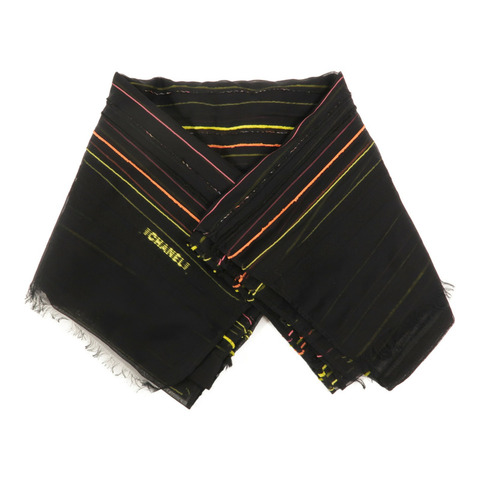 CHANEL 絲質/羊絨Scarf圍巾