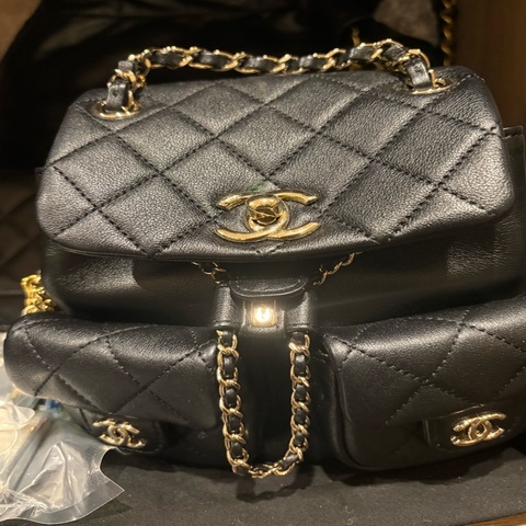 香奈兒 CHANEL Duma Mini 迷你後背包晶片款