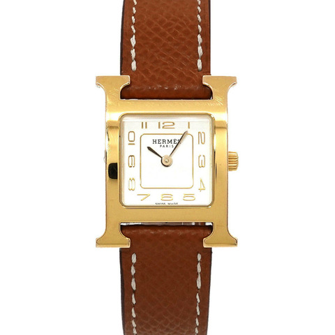愛馬仕 H-Watch HH1 201e 女士白色石英錶