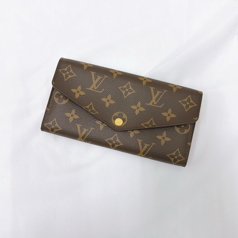 莉亞精品♡ LV M62235 Sarah長夾 粉色 二手美包