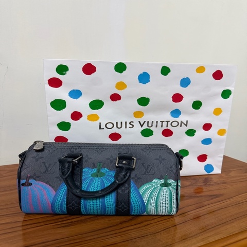 95新✨LVx草間彌生聯名Keepall25南瓜包