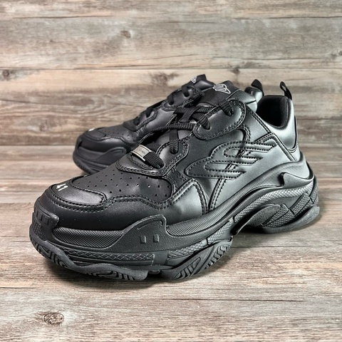 巴黎世家 BALENCIAGA TRIPLE S sporty 3B 黑武士 黑色 41碼