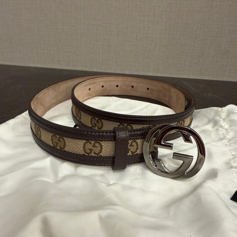 GUCCI滿版腰帶 尺寸85
