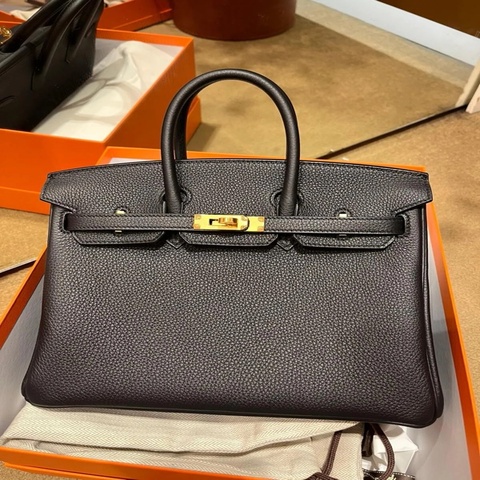 Birkin 25 89 noir cc togo G K刻