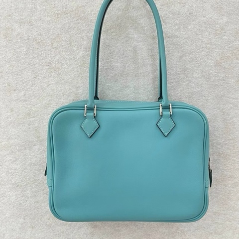 Hermes 愛馬仕Mini plume 馬卡龍藍 swift皮 X刻