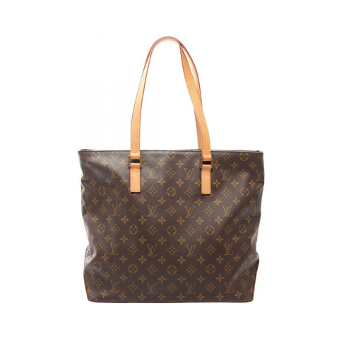 路易威登 Cabas Mezzo 單肩手提包 M51151 Monogram 帆布皮革二手