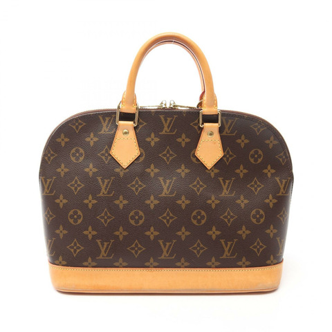 路易威登 Alma PM 手提包 M51130 Monogram 帆布皮革棕色二手女士