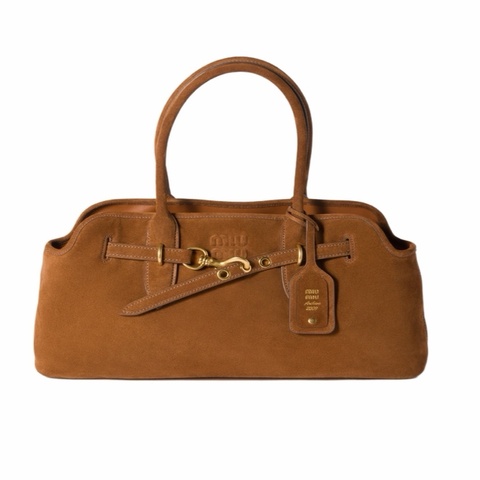 Miu Miu 女士 絨面革 Aventure 包均碼碼44cm*14.5cm*22.5cm