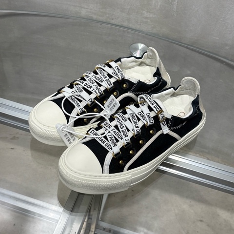 DIOR/迪奧 Walk'n'Dior 黑白 厚底鞋 原盒 尺碼/37碼