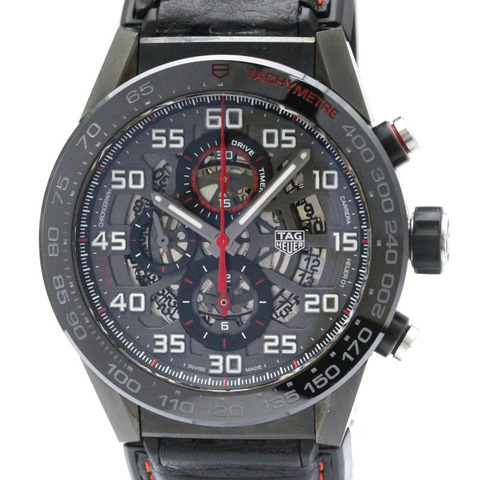 TAG HEUER 豪雅卡萊拉系列 Heuer 01 計時碼錶陶瓷精鋼男錶 CAR2A1H