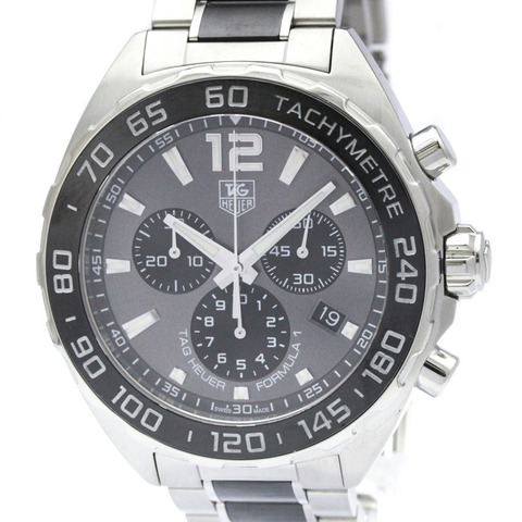 TAG HEUER 豪雅一級方程式計時碼表精鋼石英錶 CAZ1111 拋光
