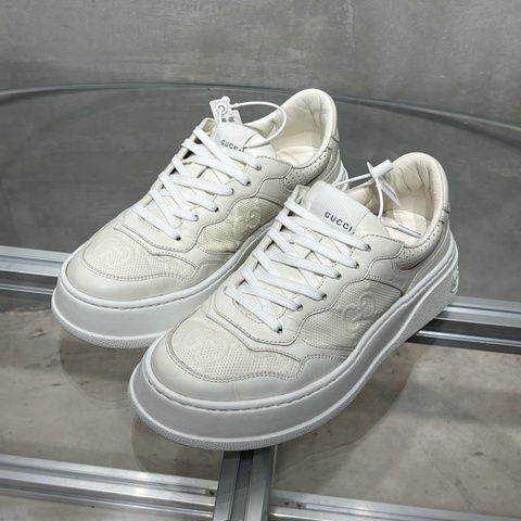 Gucci/古馳 白色 餅乾鞋 尺碼/38.5碼