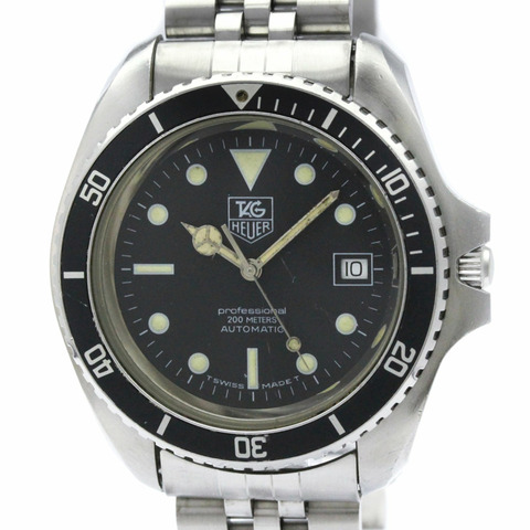 TAG HEUER 專業不鏽鋼自動男錶 844/5