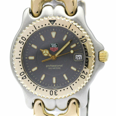 TAG HEUER Sel Professional 200公尺鍍金鋼錶 WG1120 拋光