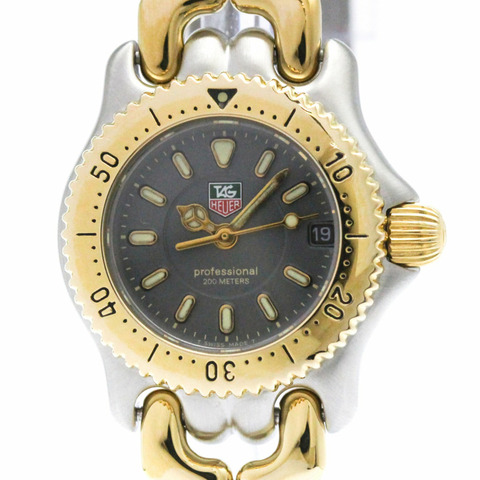 TAG HEUER Sel Professional 200公尺鍍金鋼女錶 WG1420 拋光