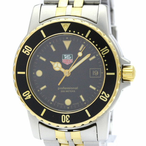 TAG HEUER 1500 專業鍍金鋼石英男錶 925.213G-20