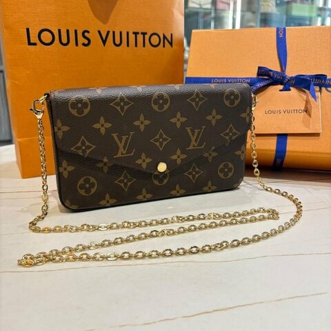 LV M81896 Félicie Pochette 老花三合一鏈包