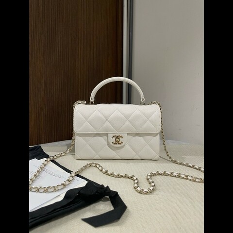 Chanel香奈兒白金25S手柄牛奶盒子Kelly