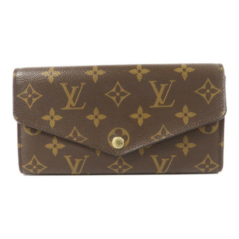 LOUIS VUITTON Monogram Portefeuille Sarah金扣長錢包