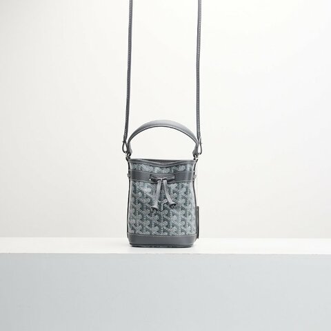 Goyard mini 水桶包/灰色