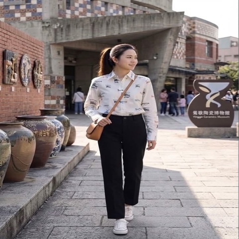BURBERRY 倫敦 字母休閒戰馬長褲