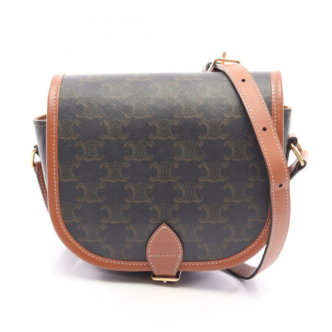 CELINE Folco 中型 Triomphe 肩斜背包 191502BZJ.04LU 帆布