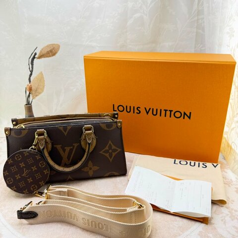 LV OnTheGo East West 橫版迷你托特包