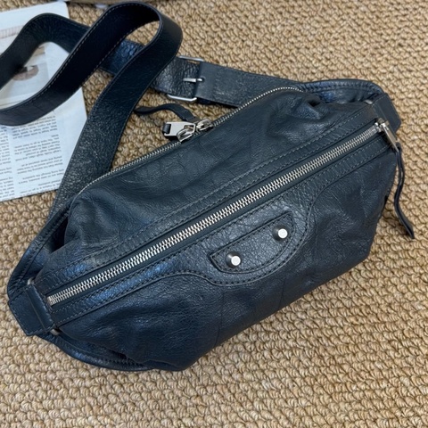巴黎世家 Balenciaga灰色機車Arena Others腰胸包 男女均可