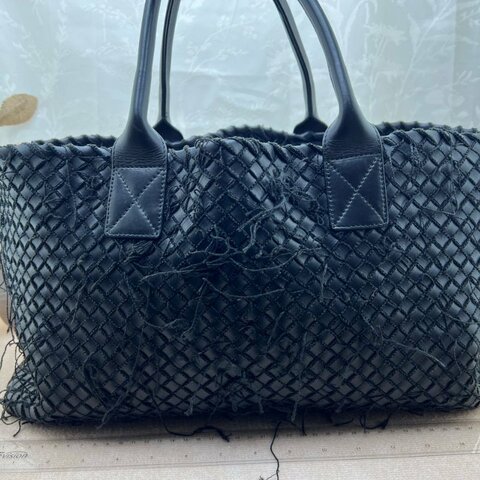 Bottega Veneta Cabat 限量流蘇編織托特包