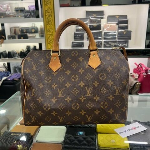 東區正精品㊣LV M41526 Speedy30 原花字紋波士頓包手提包 RZ6521
