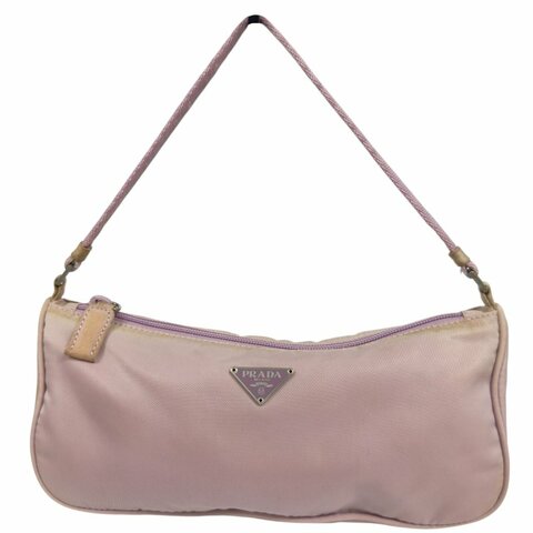 PRADA 中古 三角標 肩背包