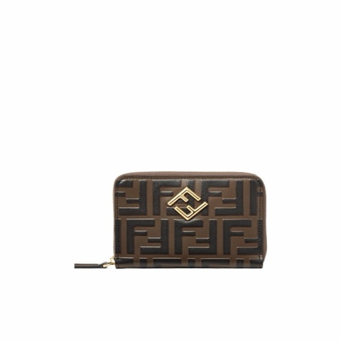 Fendi 女士 FF Diamonds 中號拉鍊錢包均碼碼9cm*2cm*12.5cm