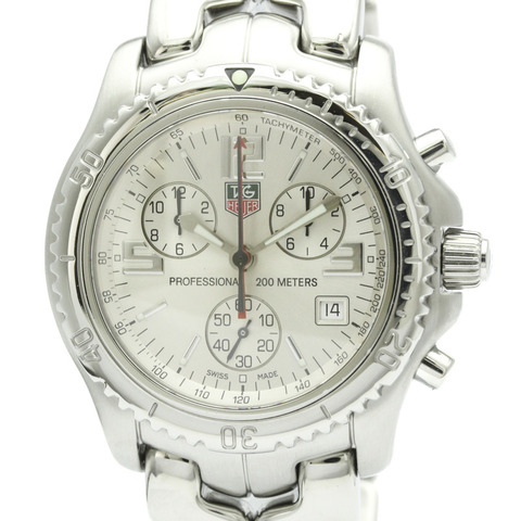 TAG HEUER 豪雅 Link 計時碼錶 精鋼石英男錶 CT1112 拋光