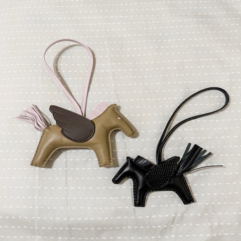 Hermes愛馬仕All black全黑色蜥蜴皮飛馬PM