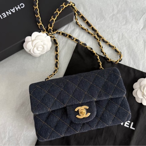 💎Chanel香奈兒｜25C牛仔cf大mini｜99新