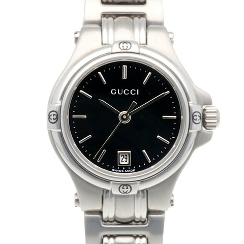Gucci 女士腕錶，不鏽鋼 9040L 石英錶。