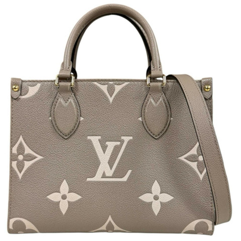 路易威登 OnTheGo PM LV 雙色 Amp 肩背包 M45779 米色 女士 LOUIS VUITTON