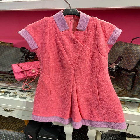 Chanel 粉洋裝